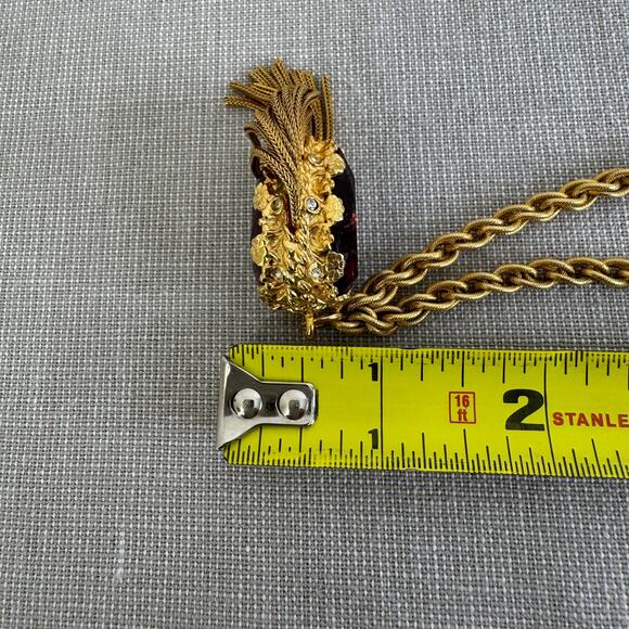 Amethyst color necklace and earrings - Picture 10 of 12